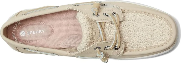 Sperry Rose Fish 3 Eye Women's Shoes Tan : 8.5 M (B), Leather - Image 2