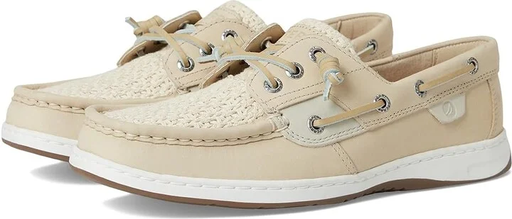 Sperry Rose Fish 3 Eye Women's Shoes Tan : 8.5 M (B), Leather