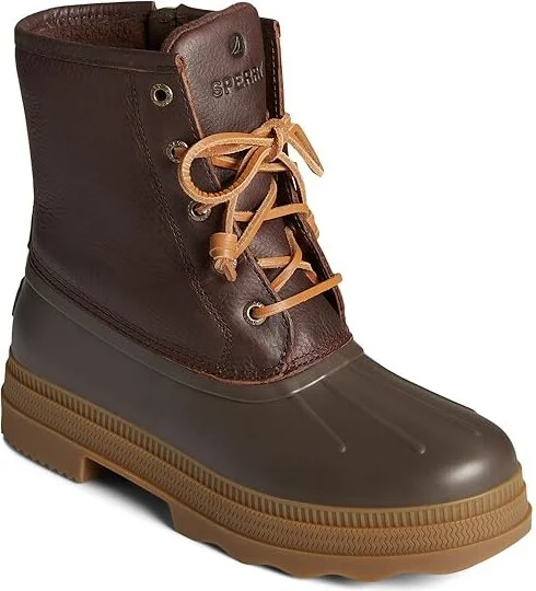 Sperry Saltwater 2.0 Leather Women's Boots Dark Brown : 5.5 M (B)