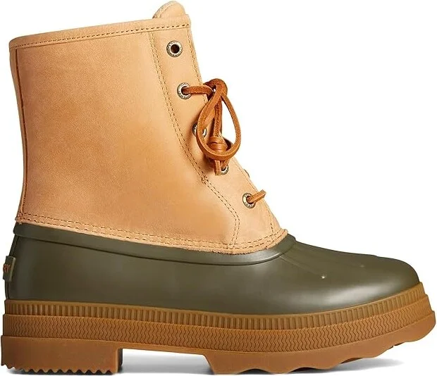 Sperry Saltwater 2.0 Leather Women's Boots Green : 5 M (B) - Image 6