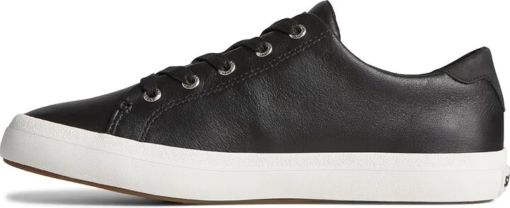 Sperry Sandy LTT Leather w/ Wave Women's Shoes Black : 5.5 M (B)