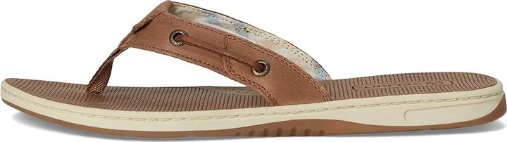 Sperry Sea Fish Women's Wedge Shoes Dark Beige : 6.5 M (B), Leather - Image 6
