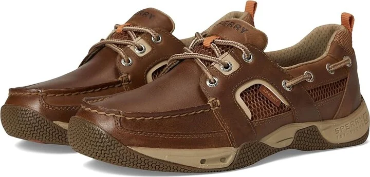 Sperry Sea Kite Sport Moc Men's Lace up casual Shoes Light Brown : 11 M (D), Leather/Textile