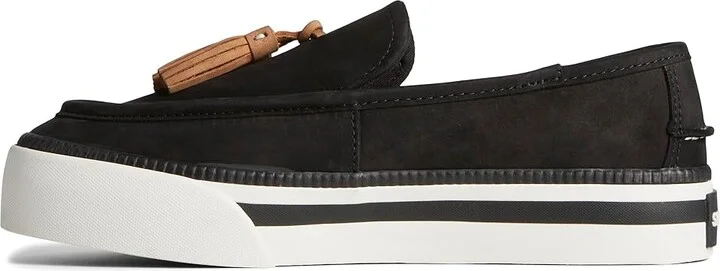 Sperry Sea Sailor Platform Women's Shoes Black Leather : 6.5 W (C), Rubber - Image 4