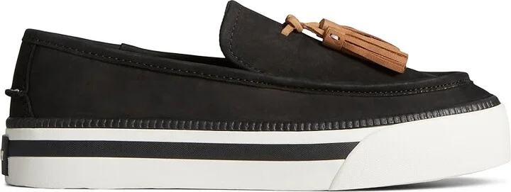 Sperry Sea Sailor Platform Women's Shoes Black Leather : 6.5 W (C), Rubber - Image 5