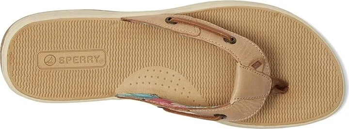 Sperry Seafish Women's Sandals Medium Beige : 7.5 M (B), Leather/Nubuck/Patent Leather - Image 2