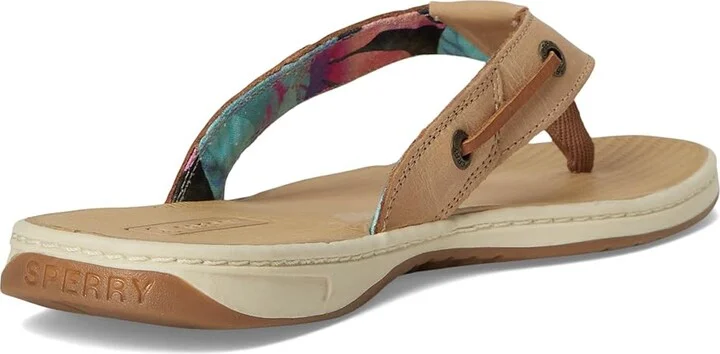 Sperry Seafish Women's Sandals Medium Beige : 7.5 M (B), Leather/Nubuck/Patent Leather - Image 4