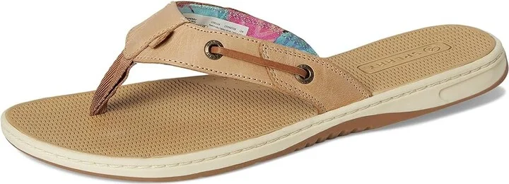 Sperry Seafish Women's Sandals Medium Beige : 7.5 M (B), Leather/Nubuck/Patent Leather - Image 5