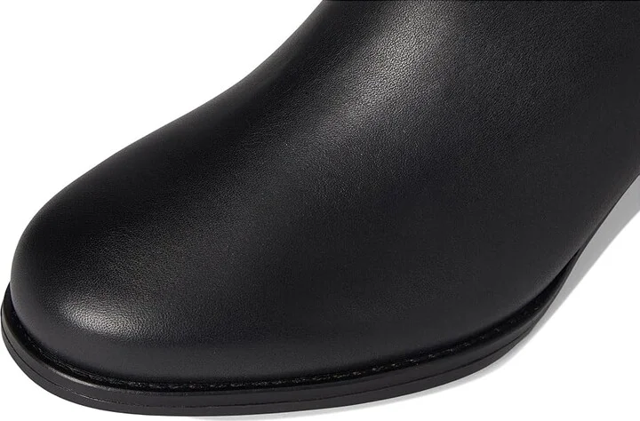 Sperry Seaport Heel Women's Shoes Black1 : 7.5 M (B), Leather - Image 2