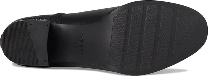 Sperry Seaport Heel Women's Shoes Black1 : 7.5 M (B), Leather - Image 3