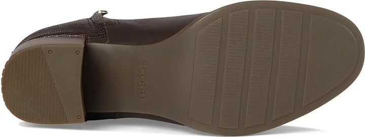 Sperry Seaport Heel Women's Shoes Dk Brown : 11 M (B), Leather - Image 3