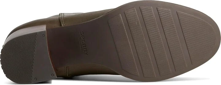 Sperry Seaport Heel Women's Shoes Olive : 6 M (B), Leather - Image 3