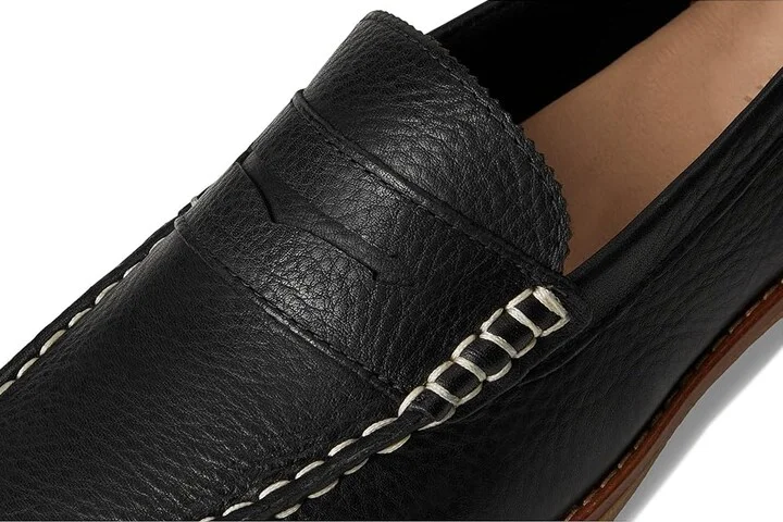 Sperry Seaport Penny Women's Shoes Black 4 : 5 M (B), Leather - Image 7