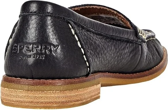 Sperry Seaport Penny Women's Shoes New Black : 5 M (B), Leather - Image 4