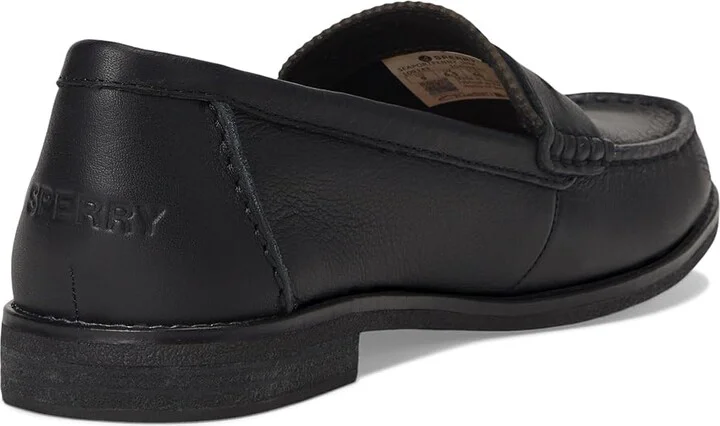 Sperry Seaportpenny Women's Flat Shoes Black/Black : 10 M (B), Leather - Image 4