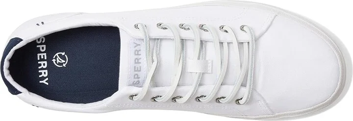 Sperry Striper II Ltt Men's Shoes White : 8 M (D), Canvas - Image 2