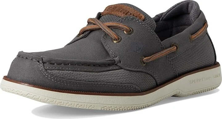 Sperry Surveyor 2-Eye Men's Shoes Grey : 12 M (D), Leather/Mesh - Image 5