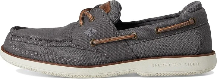 Sperry Surveyor 2-Eye Men's Shoes Grey : 12 M (D), Leather/Mesh - Image 6