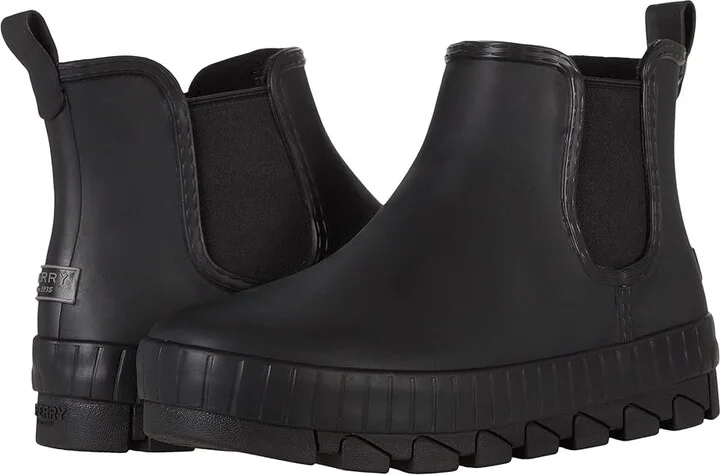 Sperry Torrent Chelsea Women's Shoes Black : 5 M (B), Rubber/Synthetic/Textile