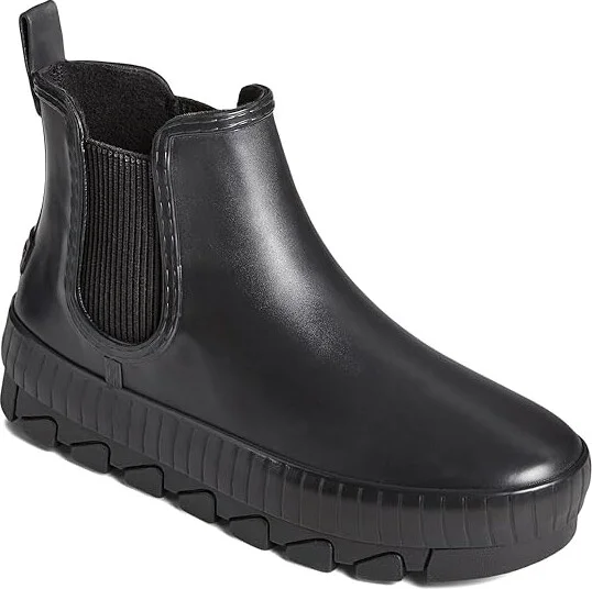 Sperry Torrent Chelsea Women's Shoes Black1 : 5 M (B), Rubber/Synthetic/Textile