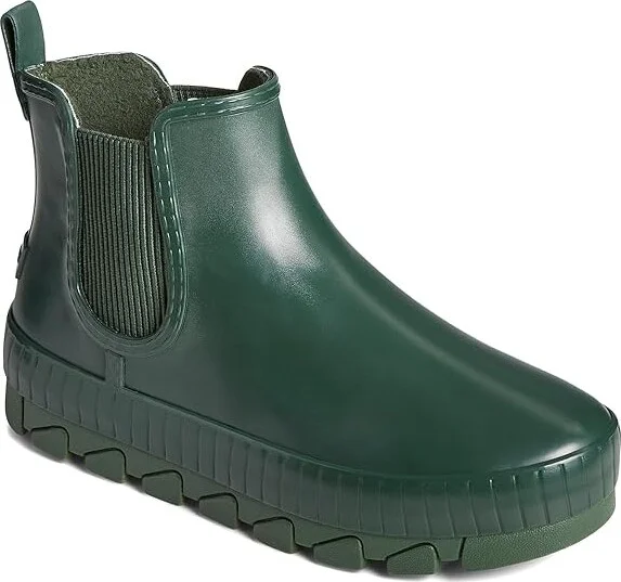Sperry Torrent Chelsea Women's Shoes Dark Green : 5.5 M (B), Rubber/Synthetic/Textile