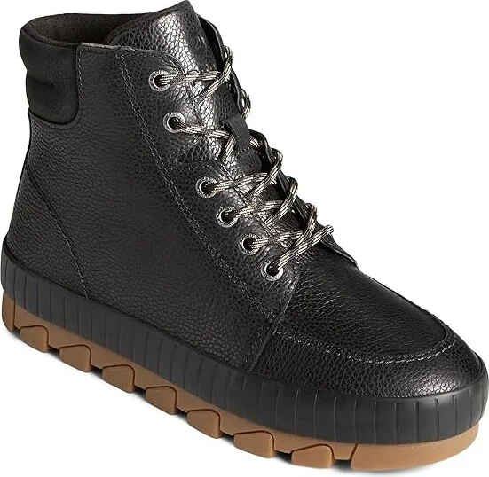 Sperry Torrent Lace-Up Women's Boots Black Leather : 7 M (B)
