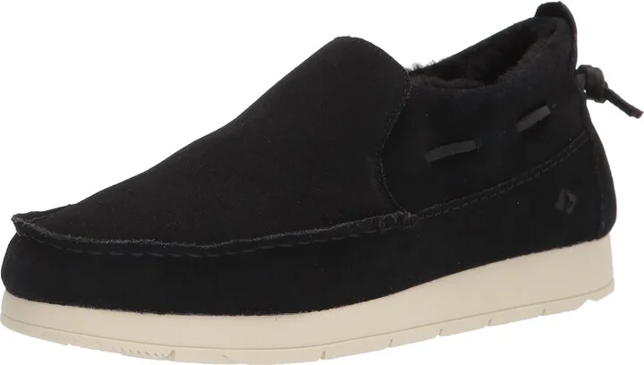 Sperry Women's Moc-Sider - Fashionable and Comfy Slide-On Shoes Featuring Faux Fur Linings