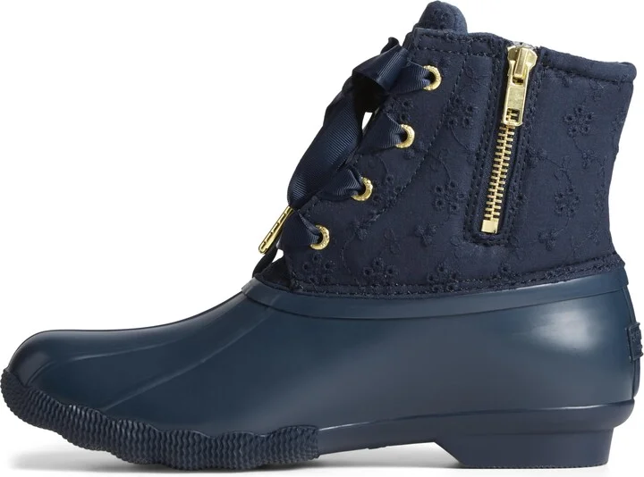 Navy Eyelet