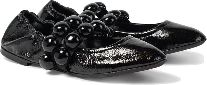 Sphere Leather Mary Jane Women's Flats - Image 2