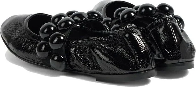 Sphere Leather Mary Jane Women's Flats - Image 3