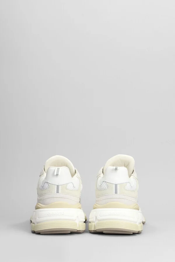 Sphere Runner Sneakers In Grey Leather And Fabric - Image 4