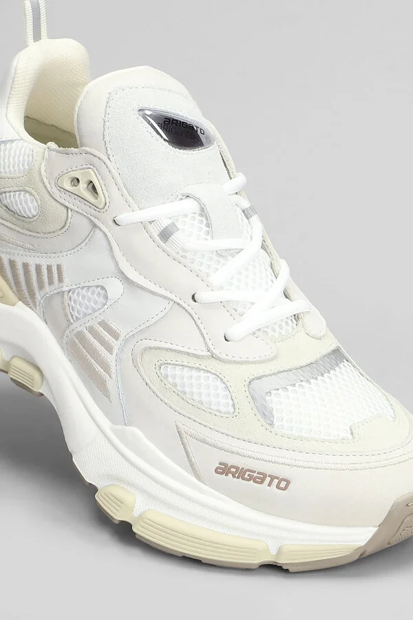 Sphere Runner Sneakers In Grey Leather And Fabric - Image 5