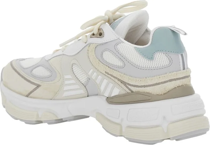 'sphere Running' Multicolor Sneakers With Chunky Sole And Logo On Tongue In Leather And Fabric Blend Woman - Image 3