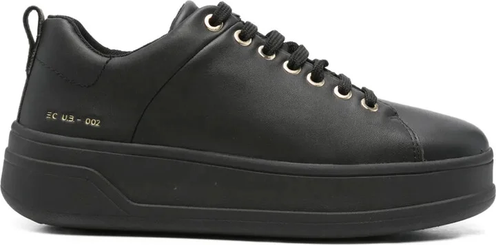 Spherica Ecub leather platform sneakers