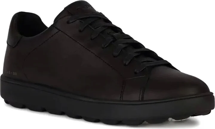 Spherica leather lace-up sneakers - Image 2