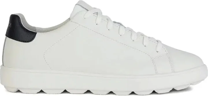 Spherica leather lace-up trainers