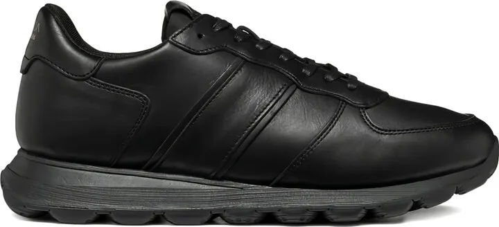 Spherica leather panelled sneakers