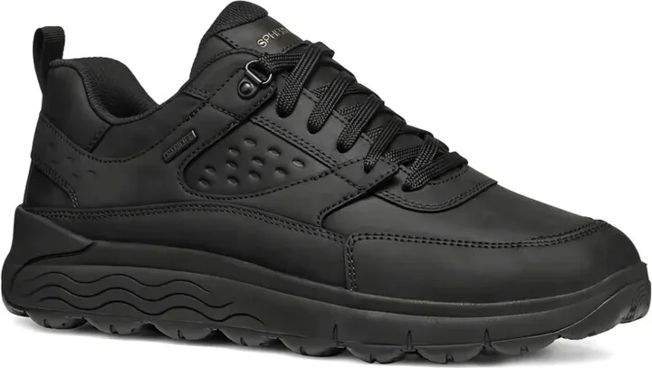 Spherica Leisure perforated leather lace-up trainers - Image 2