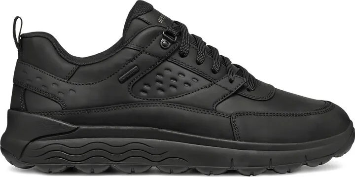 Spherica Leisure perforated leather lace-up trainers