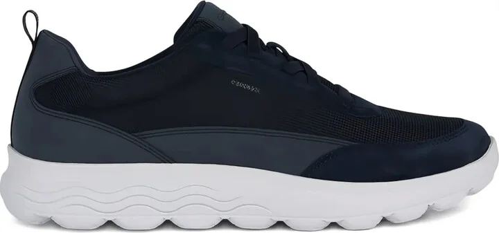 Spherica mesh-panel suede sneakers