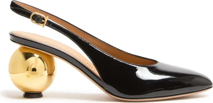 Spherical heel slingback pumps - Image 2