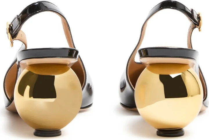 Spherical heel slingback pumps - Image 4