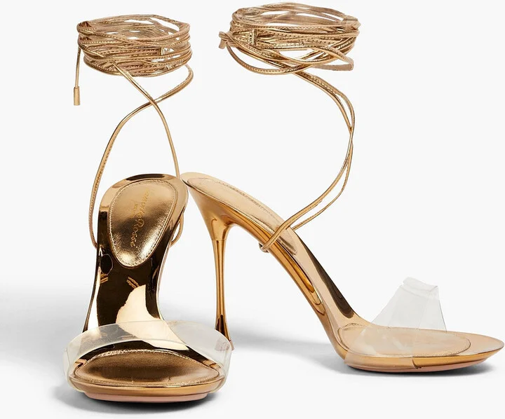 Spice leather and PVC sandals - Image 2