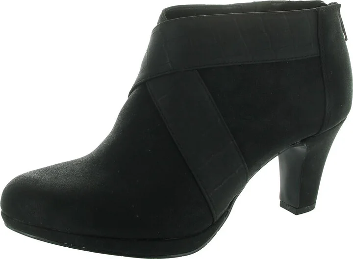 SPICE Womens Laceless Faux Leather Shooties