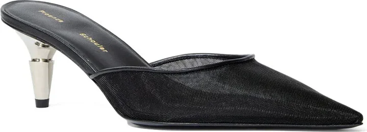 Spike 60mm leather mules - Image 2