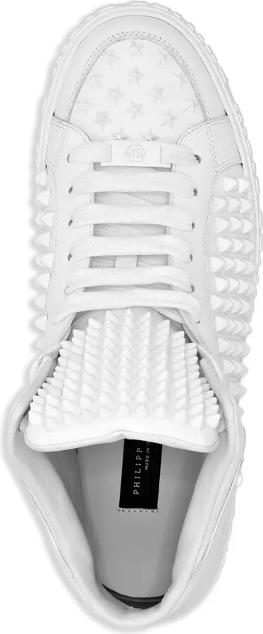 Spike-Effect Mid-Top Sneakers - Image 3