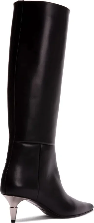 Spike pointed-toe knee-high boots - Image 3