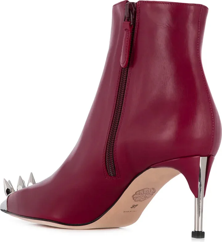 Spike Stud Ankle Boots - Image 3