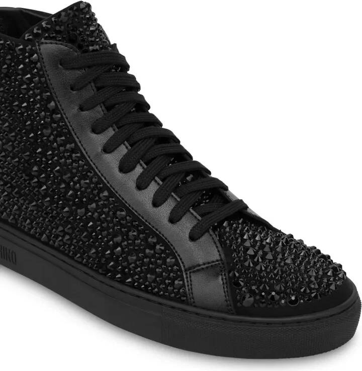 Spike-Stud Hi-Top Sneakers - Image 3
