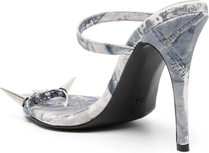 Spike-Toe Heeled Sandals - Image 3